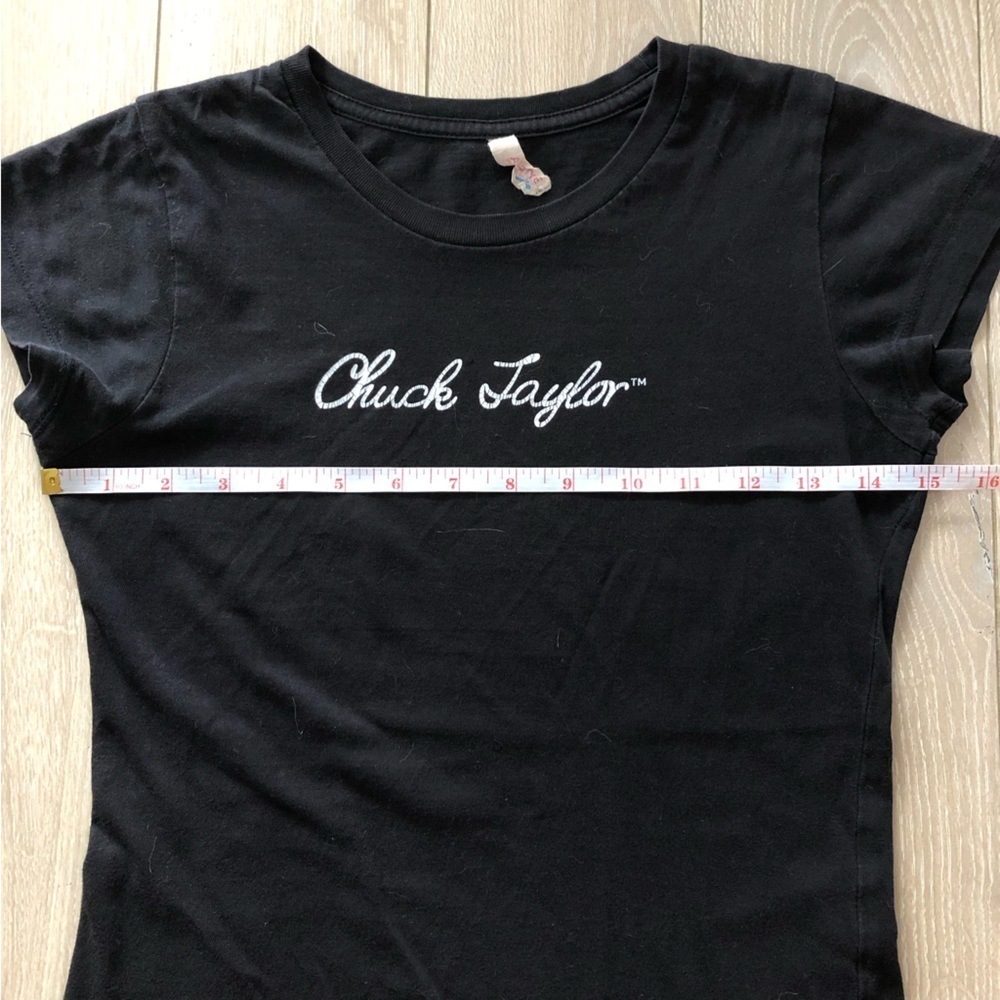 Chuck Taylor Converse T Shirt in Black Size S - Picture 6 of 9